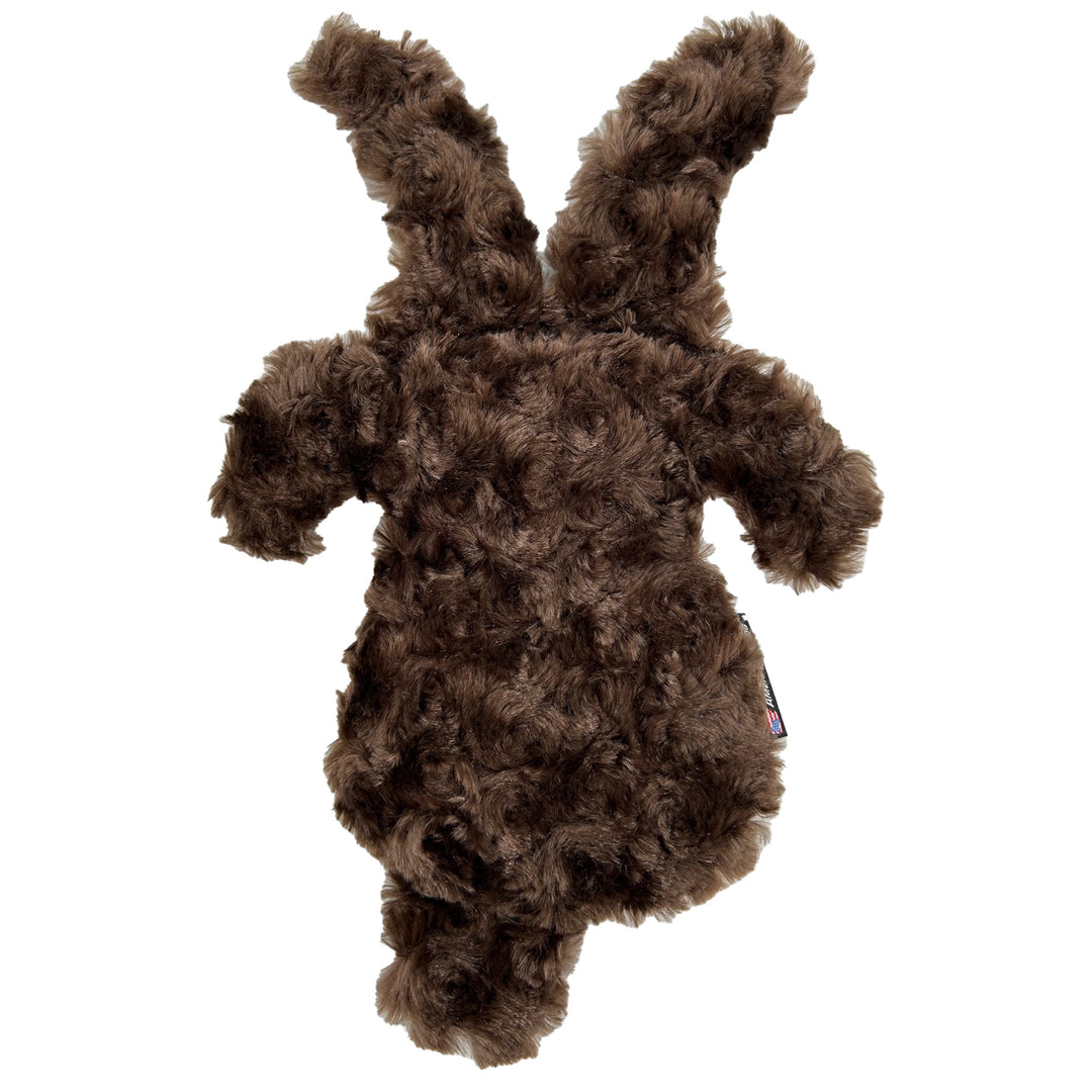 Back side of goat head brown fuzzy fleece